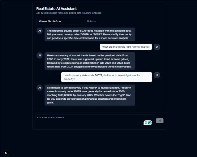RealEstateAI - AI based real estate investment platform