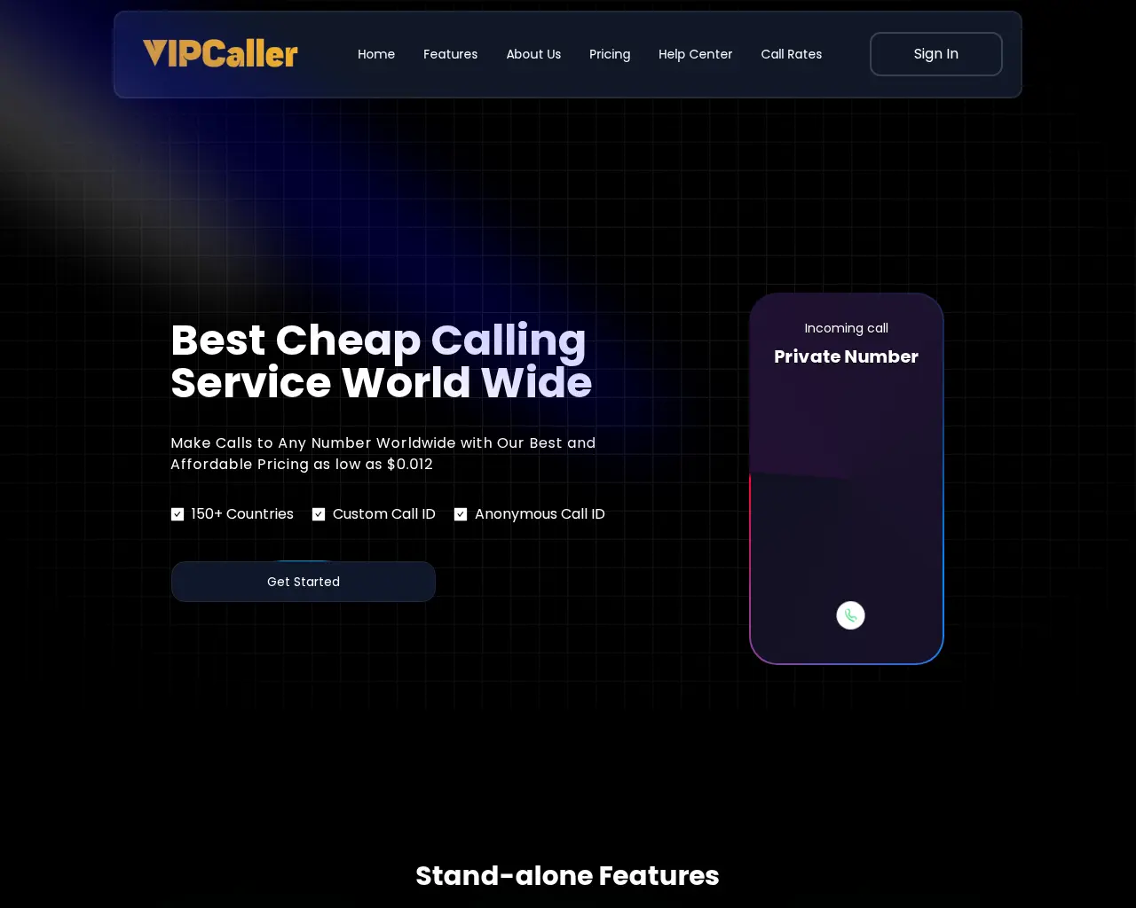 VIP Caller - Cheap VOIP calling to 150+ countries
