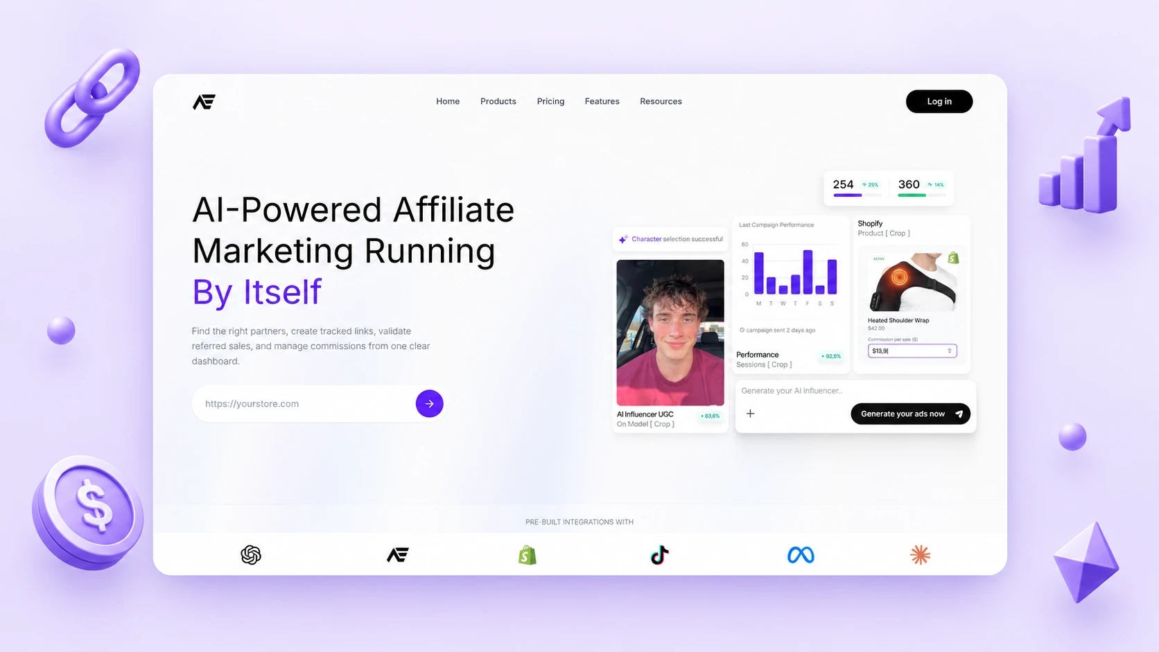 Affiliate Aura website