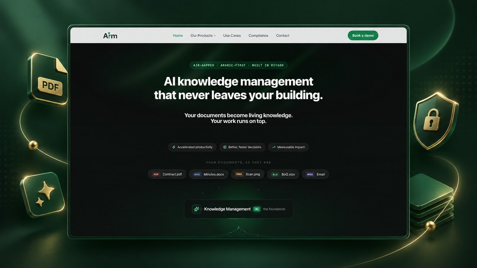 Arm website