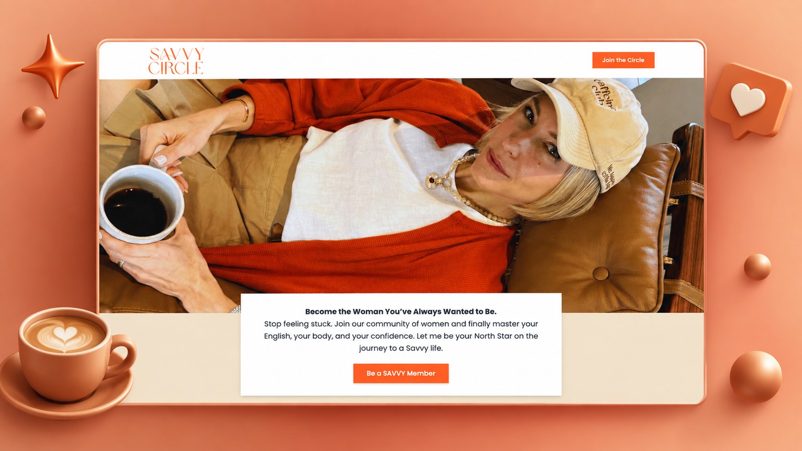 Savvy Circle website