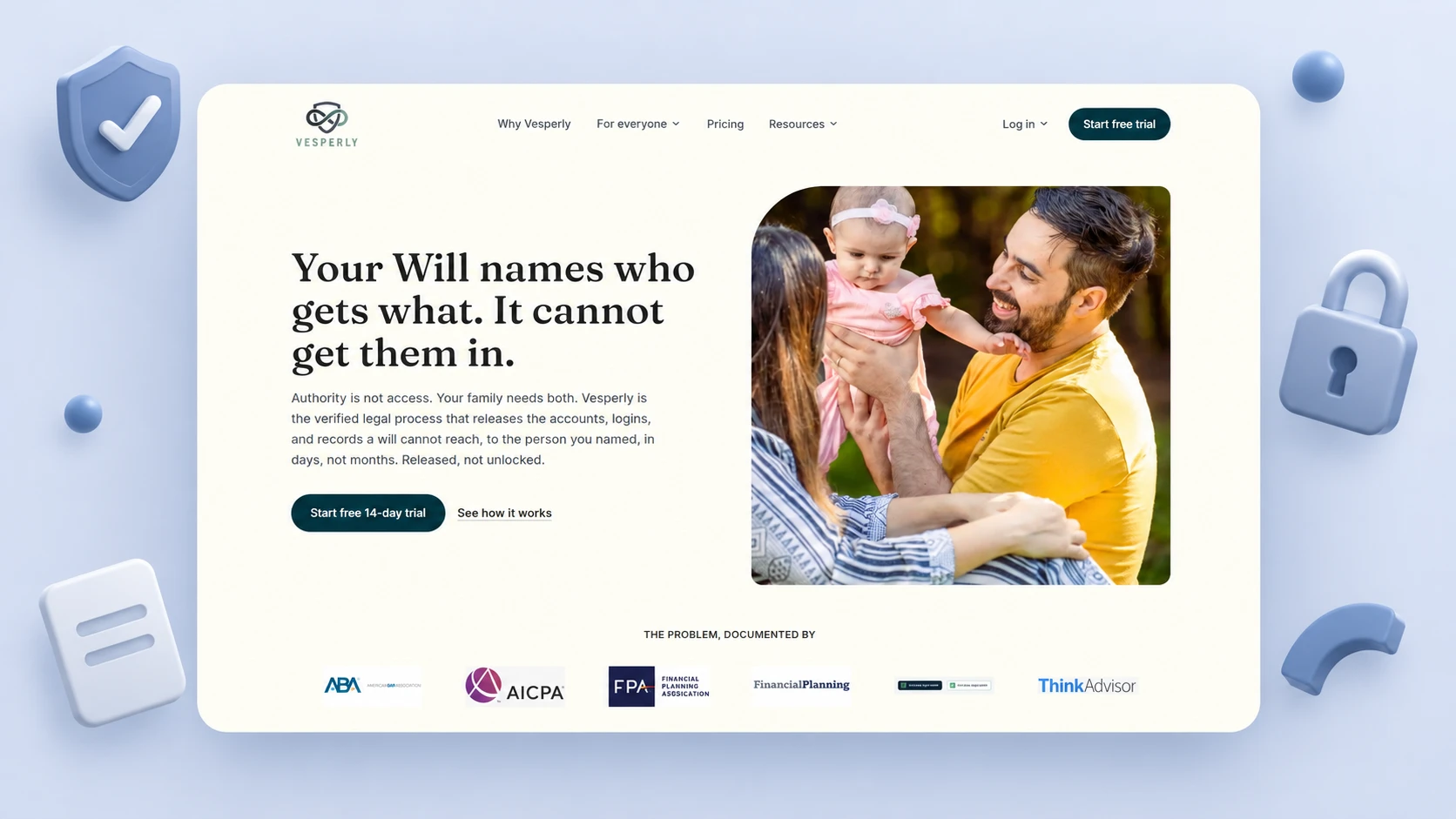 Vesperly website